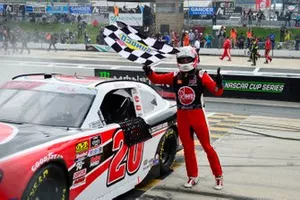Race Winner Christopher Bell, Joe Gibbs Racing, Toyota Supra Rheem