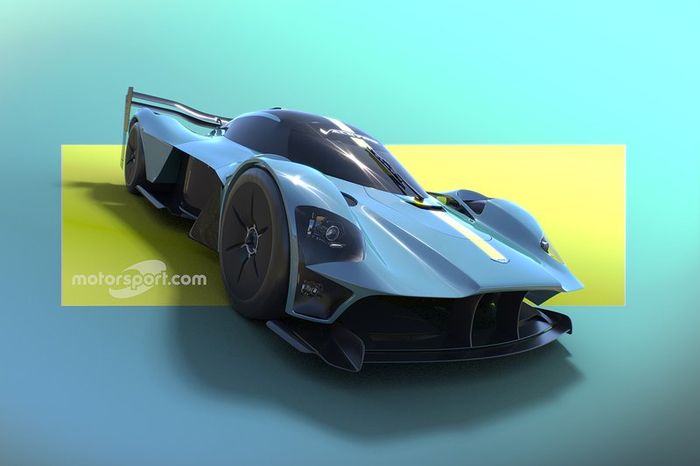 Motorsport Network Aston Martin Valyrie hypercar rendering