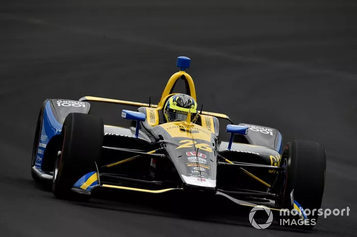 28º: #26 Zach Veach, Gainbridge, Andretti Autosport Honda: 227.341 mph