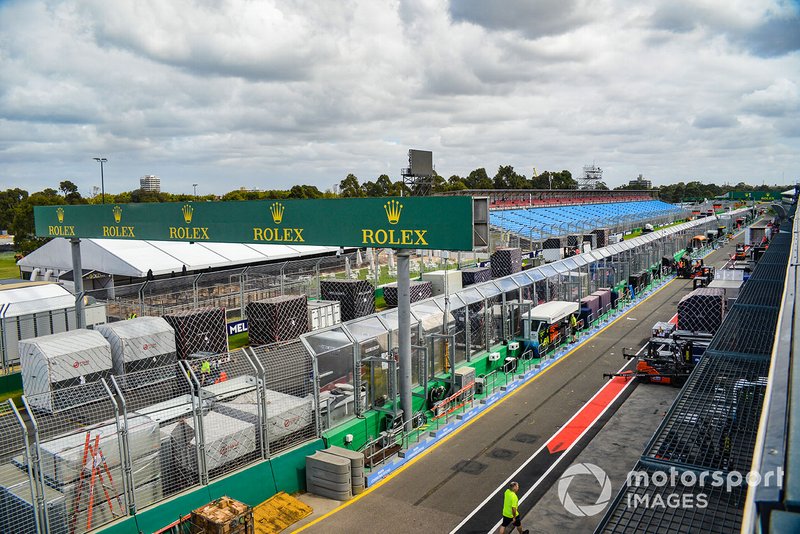 Pitlane overview