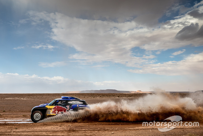 Carlos Sainz, Lucas Cruz, MINI John Cooper Works Buggy, X-raid MINI JCW Team