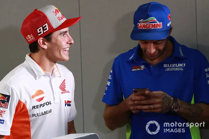 Marc Marquez, Repsol Honda Team, Andrea Iannone, Team Suzuki MotoGP