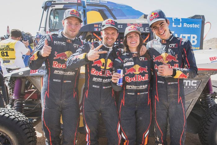 #301 Red Bull Off-Road Team USA: Cristina Gutierrez, Francois Cazalet, #303 Red Bull Off-Road Junior Team USA: Seth Quintero, Dennis Zenz