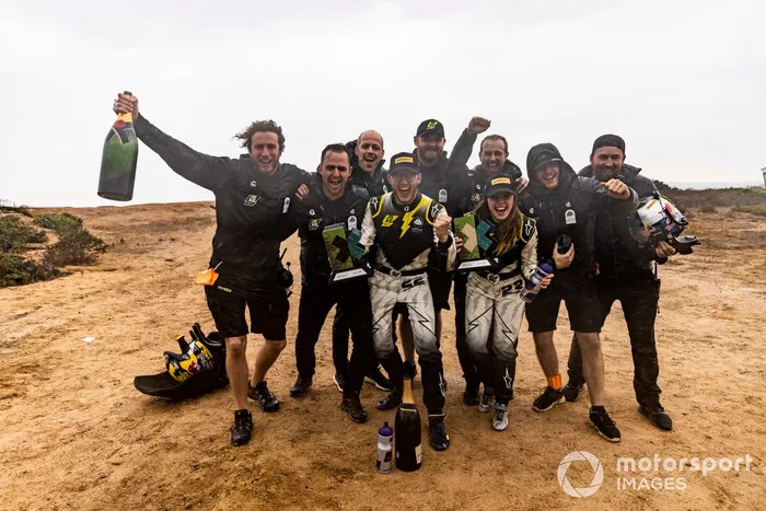 Mikaela Ahlin-Kottulinsky, Kevin Hansen, JBXE Extreme-E Team, 3ª posición, 