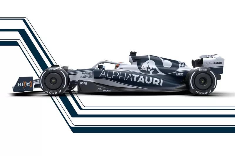 F1新車｜アルファタウリAT03】フォトギャラリー：角田裕毅がドライブ