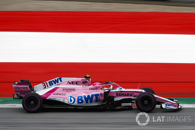 8 місце — Естебан Окон, Force India. Умовний бал — 12,93