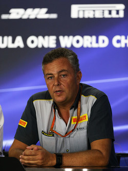 Mario Isola, Sporting Director Pirelli nella conferenza stampa