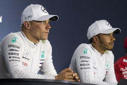 Valtteri Bottas, Mercedes-AMG F1 and Lewis Hamilton, Mercedes-AMG F1 in the Press Conference