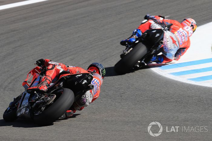 Andrea Dovizioso, Ducati Team, Jorge Lorenzo, Ducati Team