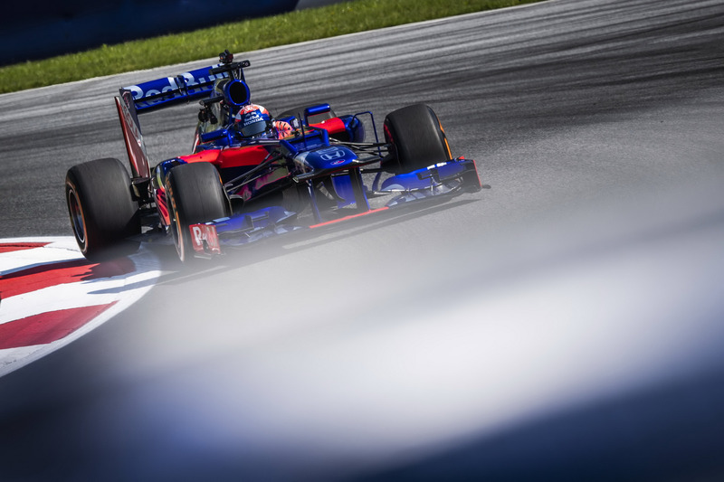 Marc Marquez in een Toro Rosso F1
