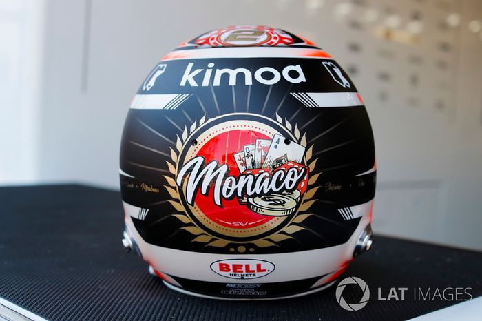 Casco de Stoffel Vandoorne, McLaren