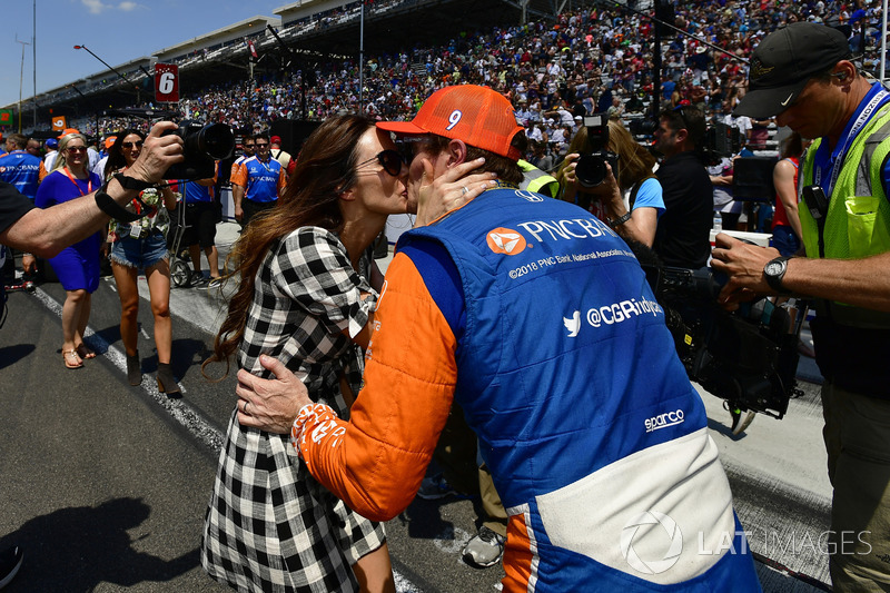 Scott Dixon, Emma Dixon, Chip Ganassi Racing Honda, Pit stop Competition