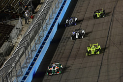 Kyle Kaiser, Juncos Racing Chevrolet, Simon Pagenaud, Team Penske Chevrolet, Graham Rahal, Rahal Let