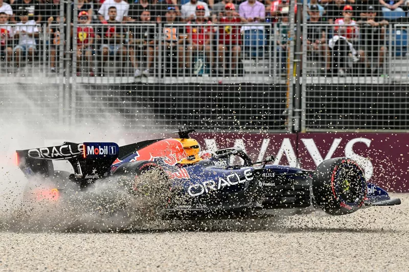Max Verstappen, accidente de Red Bull Racing