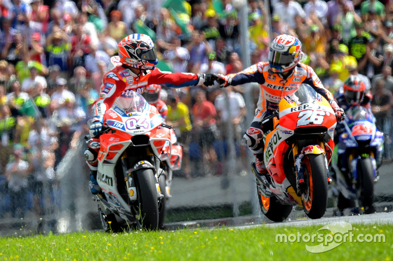 Andrea Dovizioso, Ducati Team and Dani Pedrosa, Repsol Honda Team and Dani Pedrosa, Repsol Honda Team