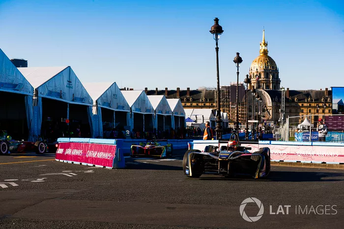 Esteban Gutierrez, Techeetah, delante de Daniel Abt, ABT Schaeffler Audi Sport