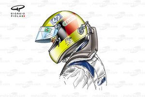 Ralf Schumacher helmet & HANS device