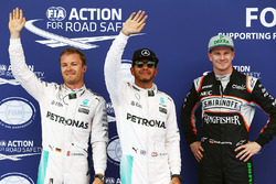 Поул, Льюис Хэмилтон, Mercedes AMG F1 Team, второе место, Нико Росберг, Mercedes AMG F1 Team, третий