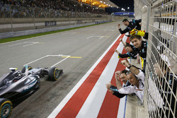 Race winner Nico Rosberg, Mercedes AMG F1 Team W07