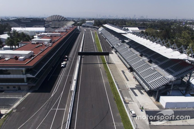 Preparaciones del autódromo Hermanos Rodríguez