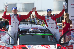 I vincitori Kris Meeke, Paul Nagle, Citroën DS3 WRC, Citroën World Rally Team