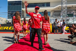 Kimi Raikkonen, Ferrari nella drivers parade