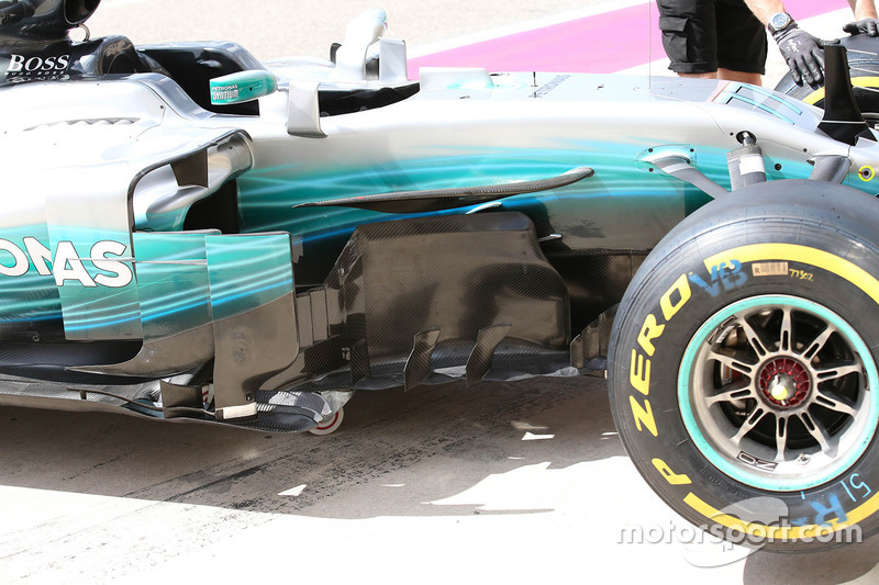 Mercedes AMG F1 bargeboard