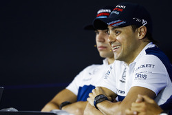 Lance Stroll, Williams, Felipe Massa, Williams, basın toplantısında