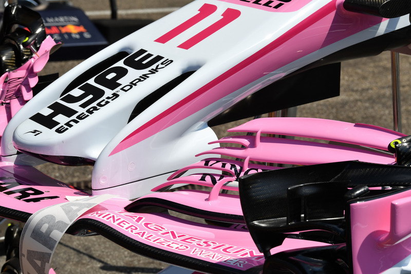 Aileron avant de la Force India VJM11