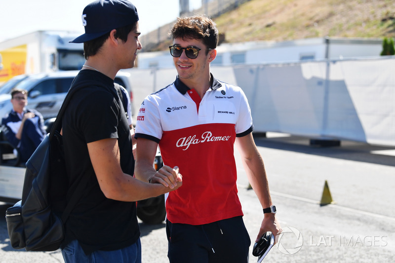 Charles Leclerc, Sauber dan Lance Stroll, Williams