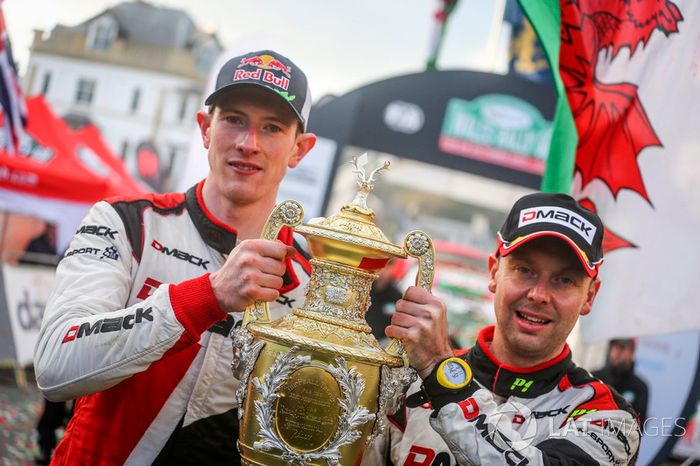 Los ganadores Elfyn Evans, Daniel Barritt, Ford Fiesta WRC, M-Sport