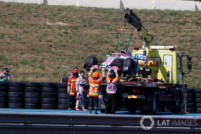 El coche de Sergio Perez, Force India VJM11 