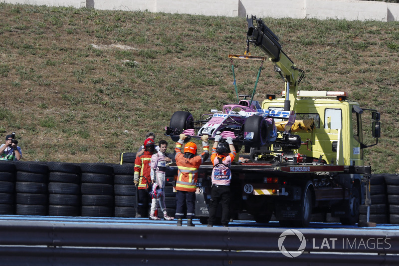 El coche de Sergio Perez, Force India VJM11