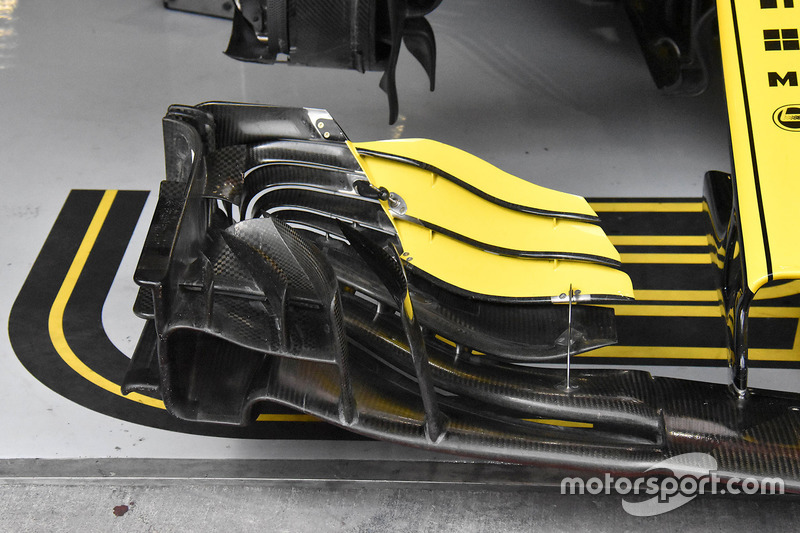 Nico Hulkenberg, Renault Sport F1 Team R.S. 18 detail front wing