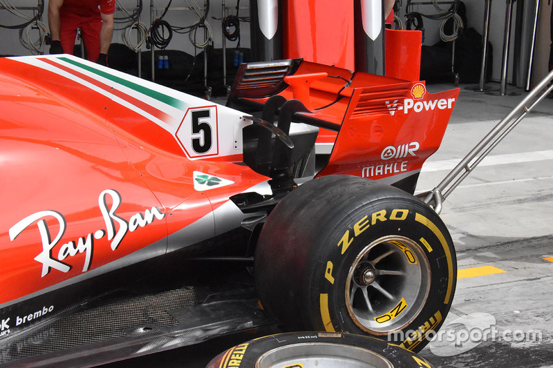 Ferrari SF71H arka bölüm detay