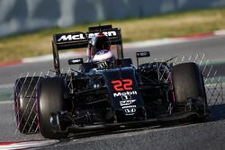 Jenson Button, McLaren MP4-31 funcionamiento equipo de sensor