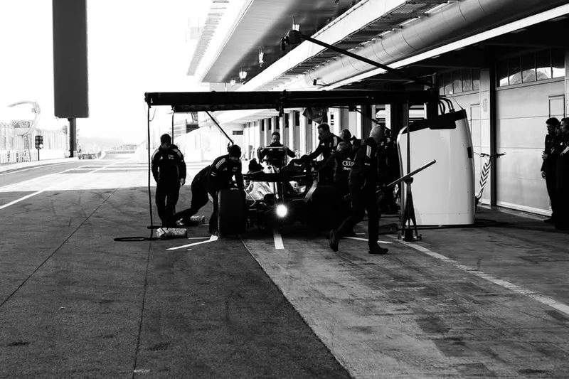 Prueba de rendimiento del equipo Audi F1