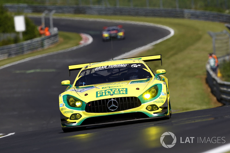 #48 Mann-Filter Team HTP Motorsport, Mercedes-AMG GT3: Kenneth Heyer, Bernd Schneider, Indy Dontje, Patrick Assenheimer