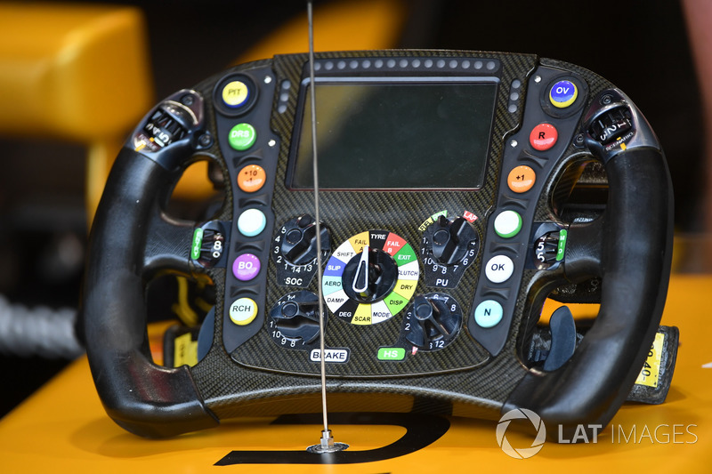 Renault Sport F1 Team RS17 steering wheel