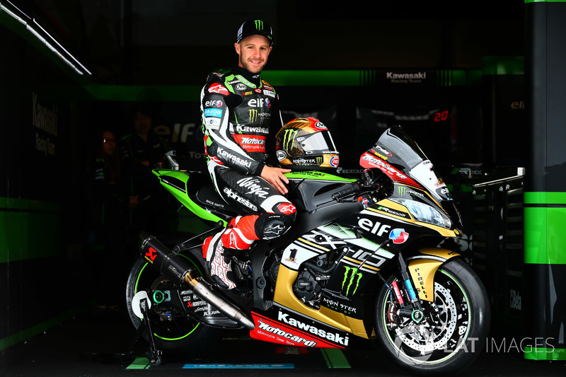 Jonathan Rea, Kawasaki Racing with a gold bike