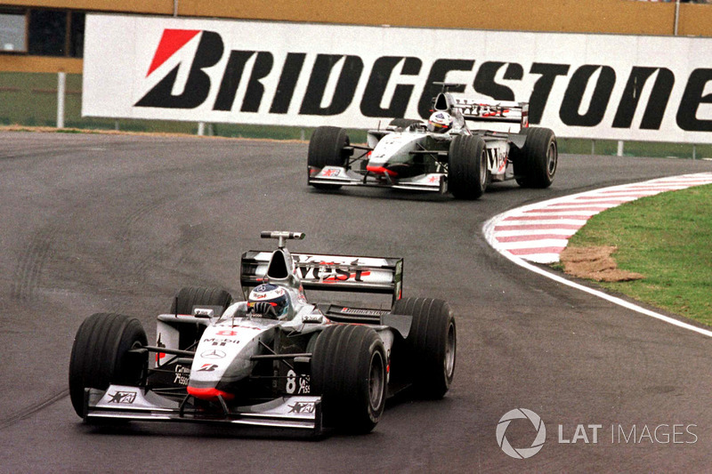 Mika Hakkinen, McLaren MP4/13, David Coulthard, McLaren MP4/13