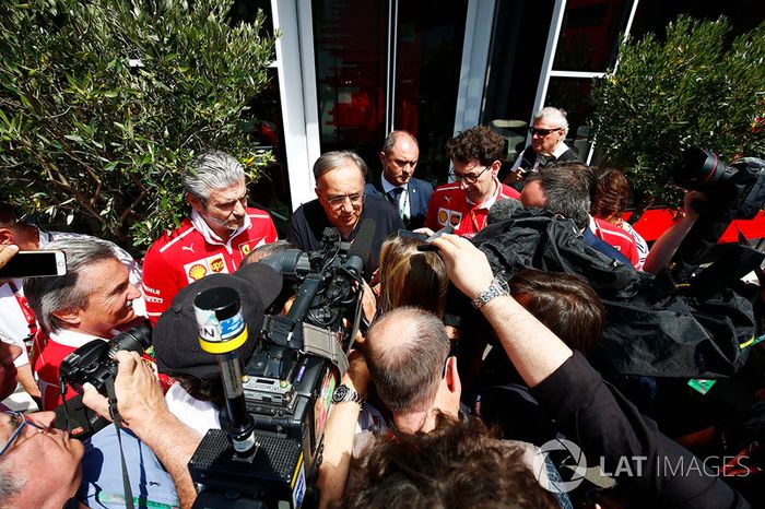 Sergio Marchionne y Maurizio Arrivabene, Ferrari