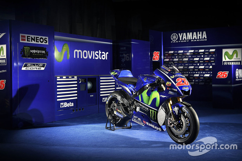 Das neue Bike von Maverick Viñales, Yamaha Factory Racing