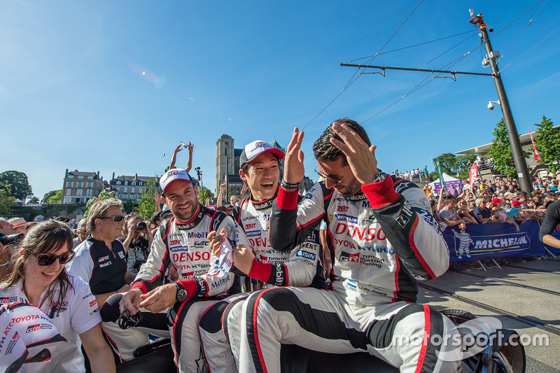 Jose Maria Lopez, Yuji Kunimoto, Nicolas Lapierre, Toyota Gazoo Racing