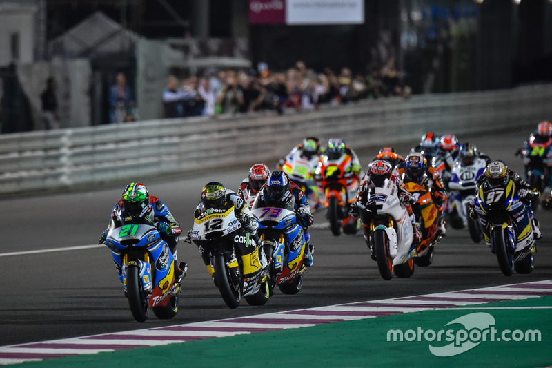 Franco Morbidelli, Marc VDS lead the field