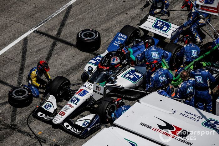 Graham Rahal, Rahal Letterman Lanigan Racing Honda, paradas en boxes