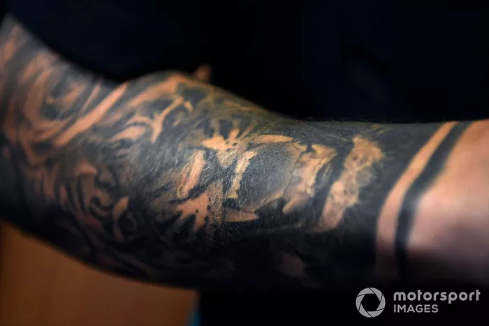 Tatuaje de Fabio Quartararo, Petronas Yamaha SRT