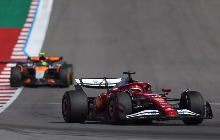 Charles Leclerc, Ferrari, Lando Norris, McLaren