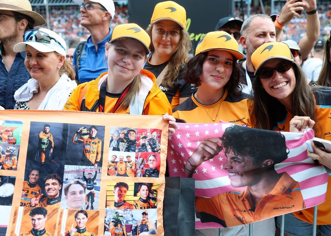 Lando Norris, McLaren, Oscar Piastri