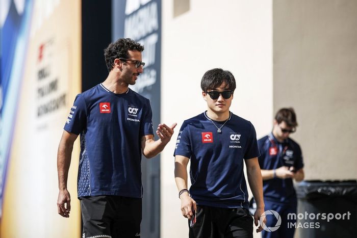 Daniel Ricciardo y Yuki Tsunoda, AlphaTauri 